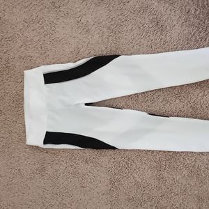 White workout pants, Small